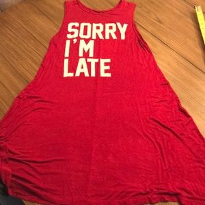 Swing style tank top dress